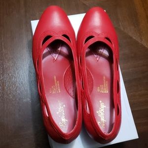 Red Vintage Pumps